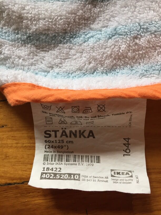 IKEA hooded towel, Babies & Kids, Bathing & Changing, Other Baby