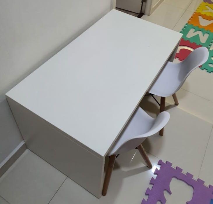 Ikea table and chair(not ikea), Furniture & Home Living, Furniture, Tables & Sets on Carousell