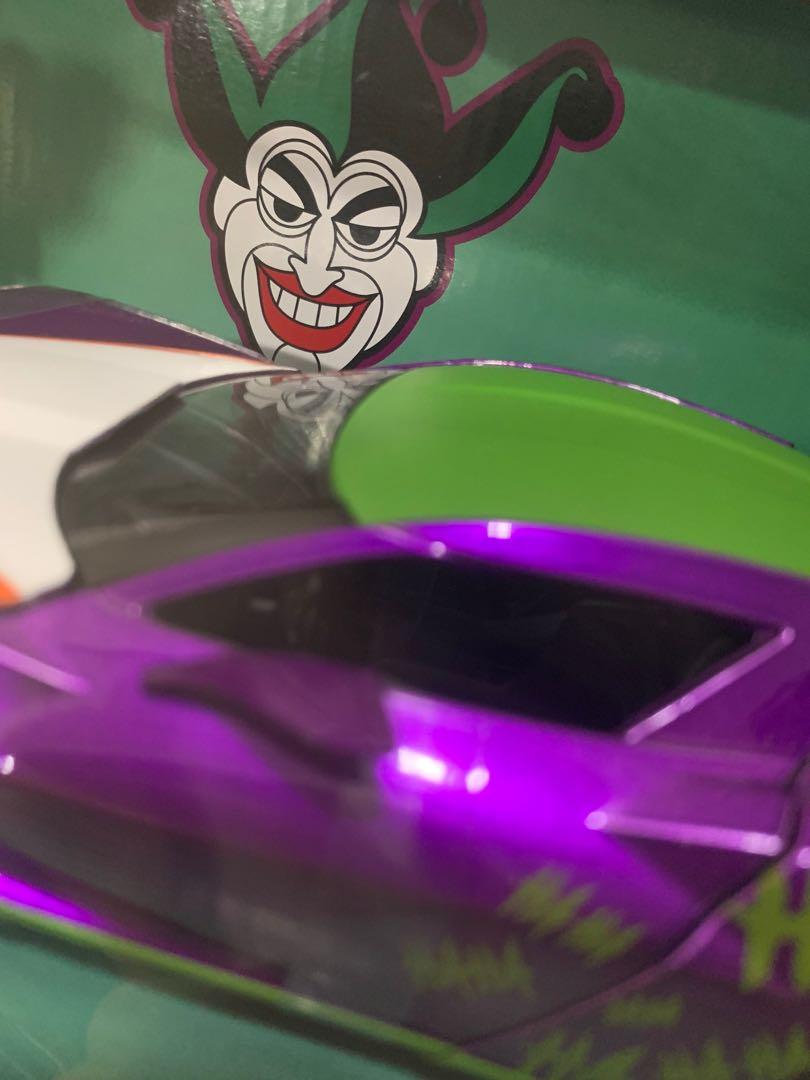 Jada Toys Joker 2009 Chevy Corvette Stingray – Die-cast Spielzeugauto 1:32, Lila, Mit öffnenden Türen