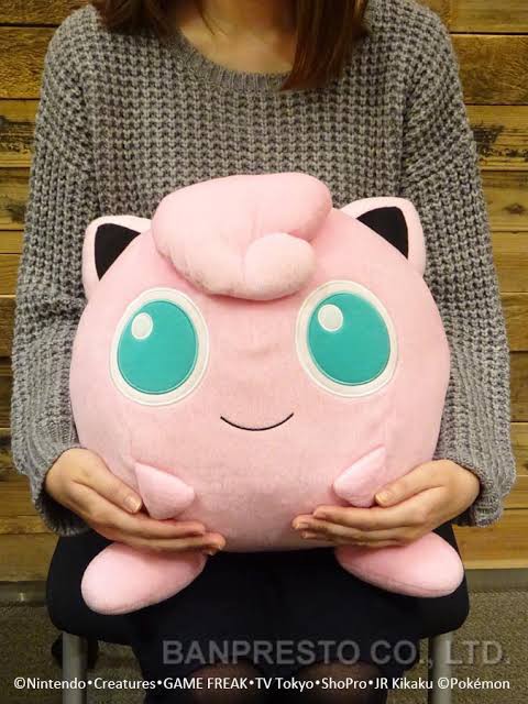 Jigglypuff Jumbo Authentic pokemon stuffedtoy Hobbies Toys Toys Games on Carousell