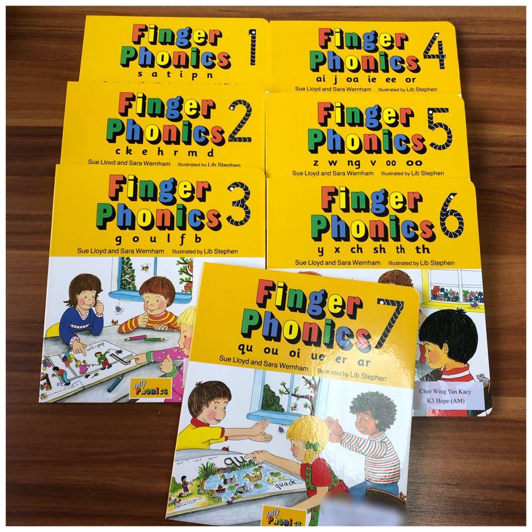 保障できる Finger Phonics Supplies 1-7 本