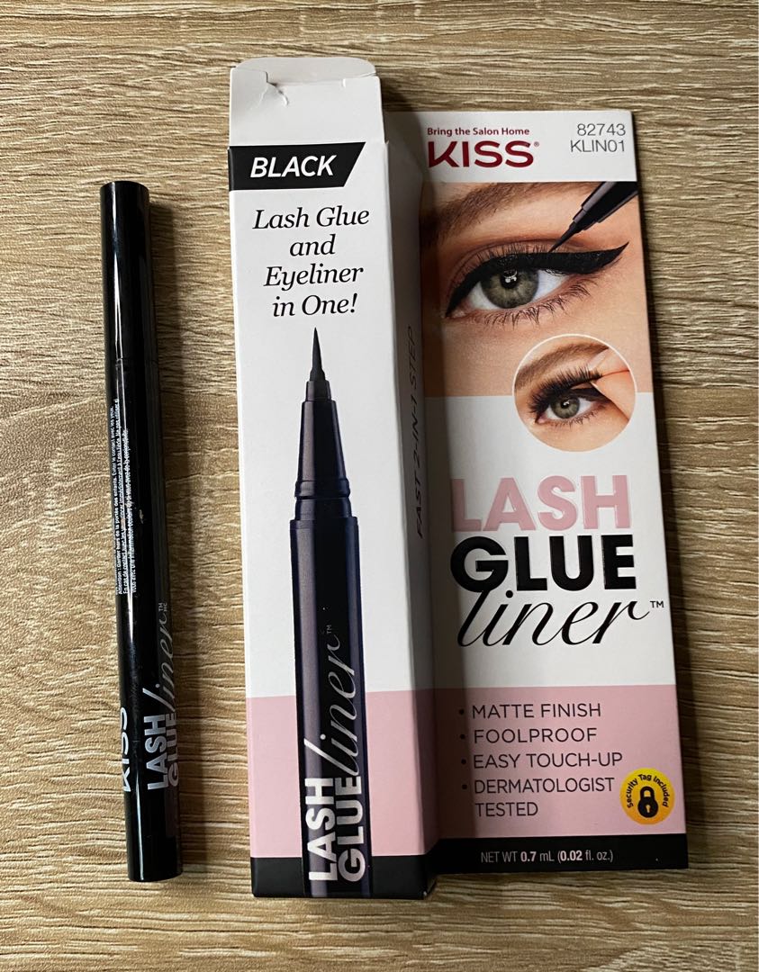 KISS Lash Glue Liner (Black), Beauty & Personal Care, Face, Makeup on