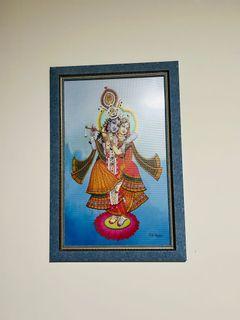 Hindu Krishna & Radha Artwork