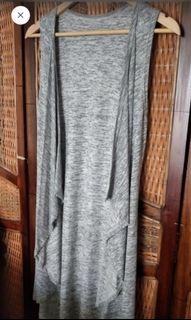 Long grey cardigan