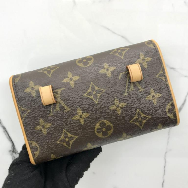 LOUIS VUITTON Monogram Canvas Florentine Small Pochette Belt Bag M51855