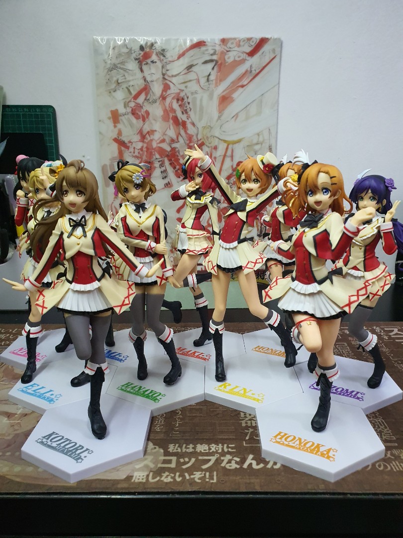 Love live ! school idol project complete set figure, Hobbies & Toys, Toys &  Games on Carousell