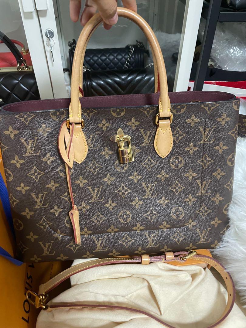 LV Flower Tote in Monogram Canvas, Luxury, Bags & Wallets on Carousell