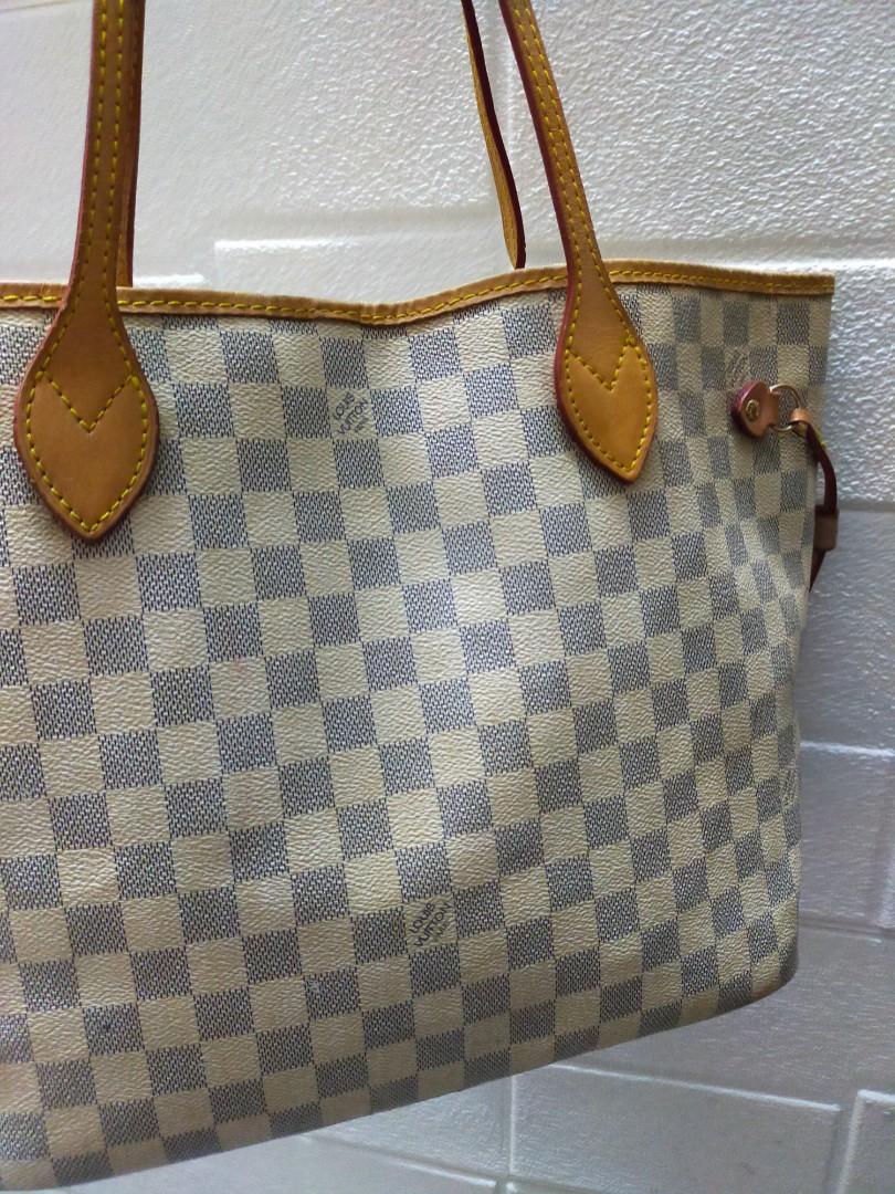 Louis Vuitton 2017 pre-owned Damier Azur Tahitienne Neverfull MM