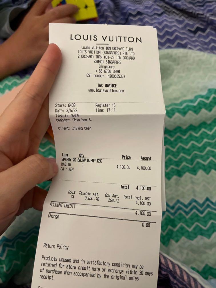 Louis Vuitton Speedy 20 Khaki Grün M46118