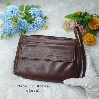 Made in korea mens clutches/ mens wallet wristlet for men