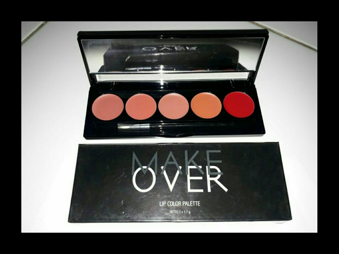 Make Over Lip Colour Palette (Baru), Kesehatan & Kecantikan, Rias Wajah