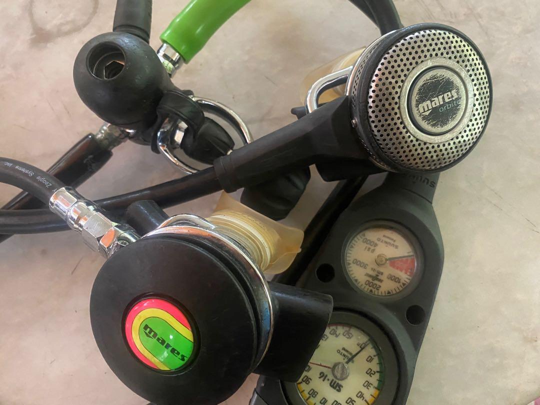 Mares 🇮🇹 Vx16 ScS Titan orbiter scuba regulator set pro (Category: Other Sports Equipment and Supplies) located in Makati City. Submitted by diversgodeeper (Listing ID 1170077928, Image 2). Description: For sale is a very nice Mares Titan Vx16 scs titan orbiter complete regulator set with gauges and octo. Good condition, Or best offer. PLEASE VIEW ALL PICTURES, as you will receive the exact item seen. *All scuba gear/life support equipment must