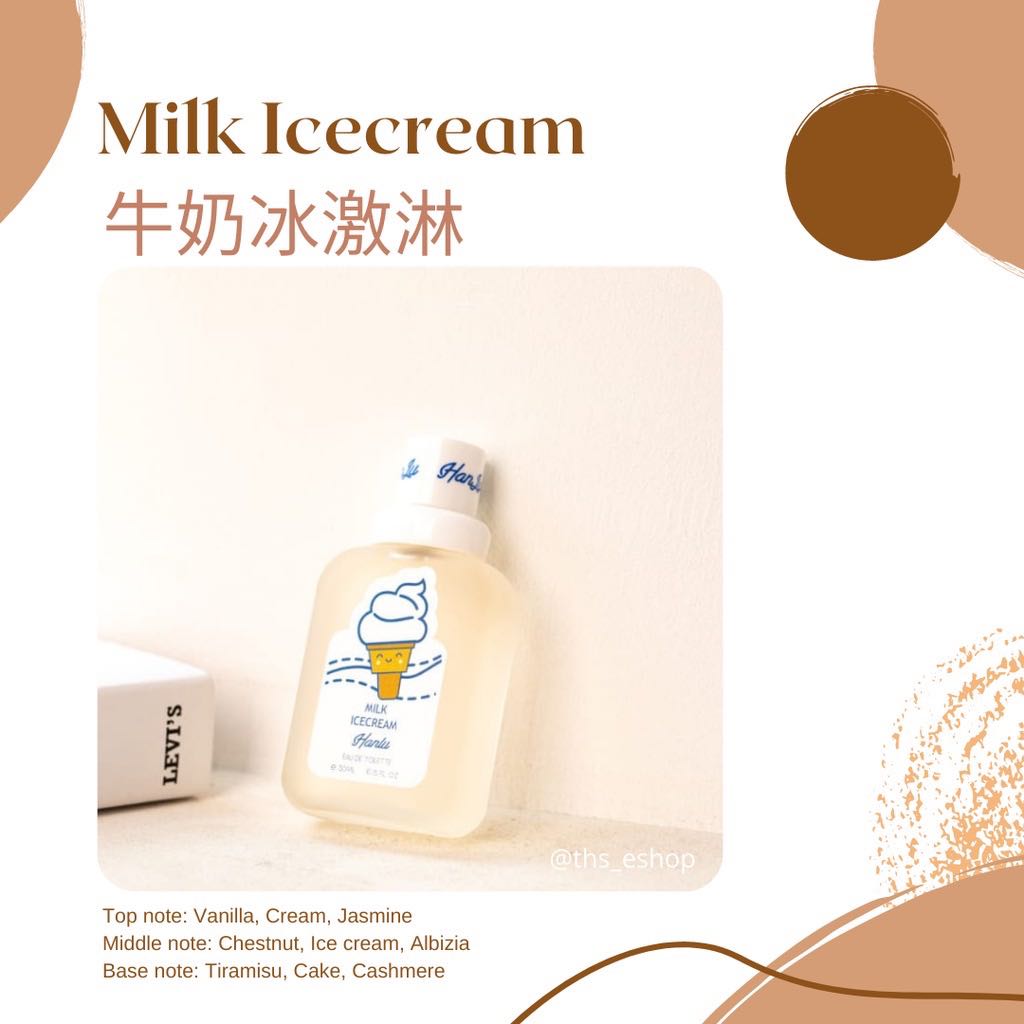 Milk Ice Cream Perfume Spray, Beauty & Personal Care, Fragrance & Deodorants on Carousell