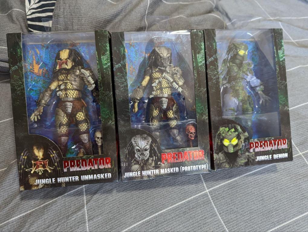 Neca Predator 30th-Anniversary Set of 7 Figures + Ultimate Jungle ...