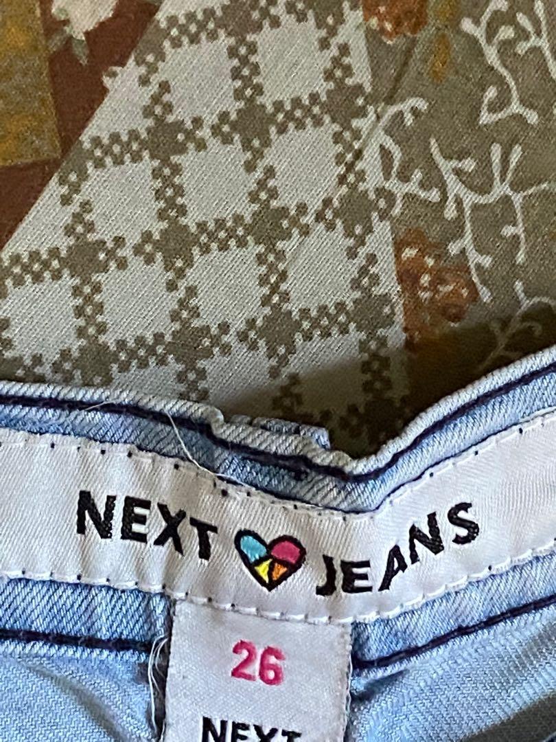 Next Ripped Denim Jeans (Highwaist) (Category: Jeans) located in Manila. Submitted by declutterwzk (Listing ID 1170054523, Image 2). Description: Size 26 No issues Rfs: decluttering.