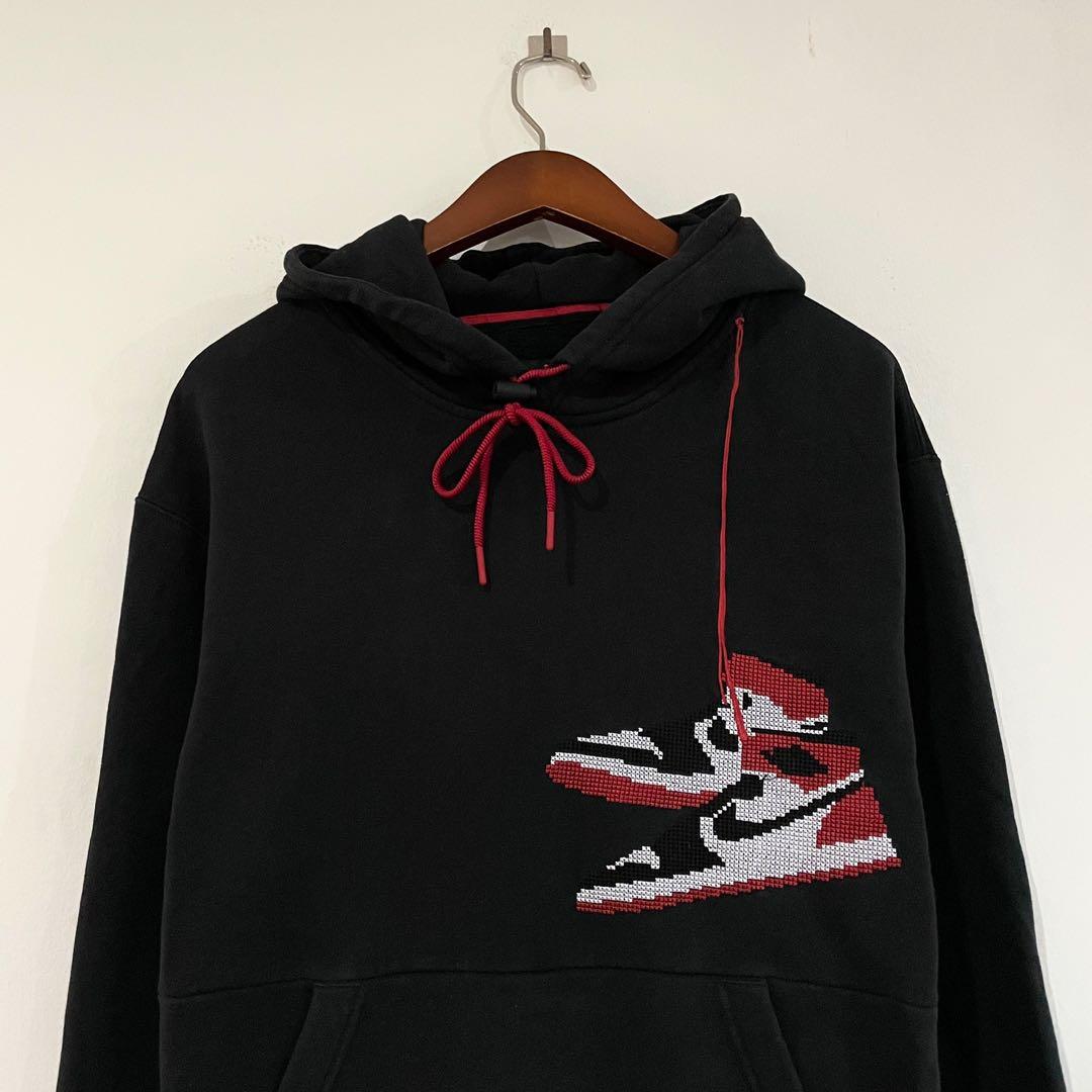 hoodie with jordan shoes on it