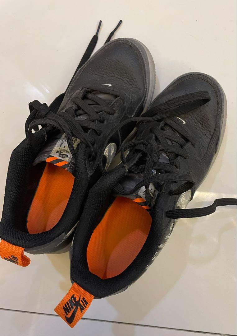 GS Nike Air Force 1 LV8 Reflective ( Black/Dark Grey/Total Orange/Wolf –  Trilogy Merch PH