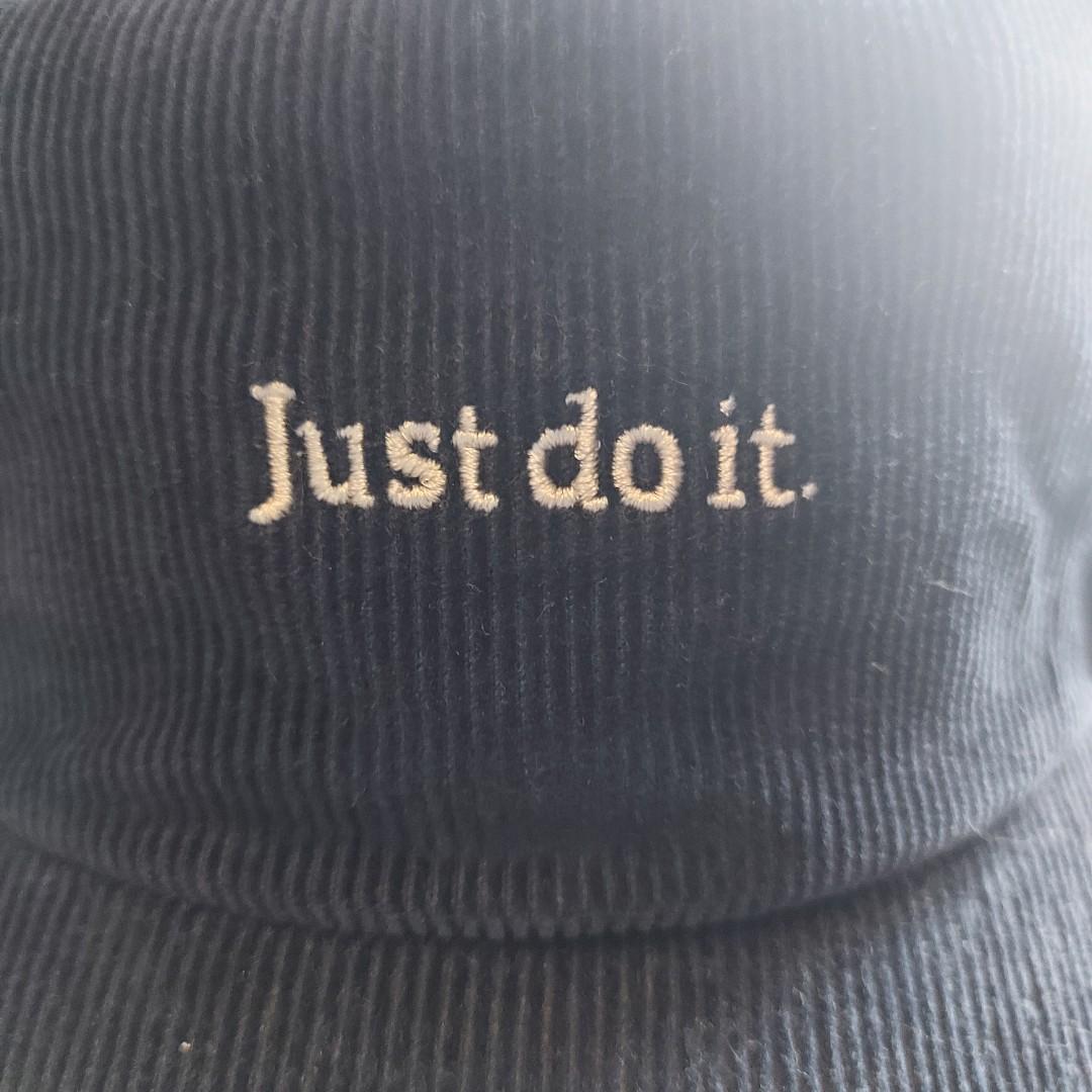 Nike corduroy hat top just do it