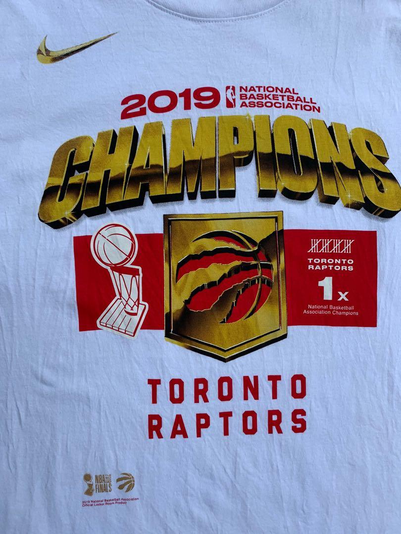 Nike Tee Toronto Raptors 2019 NBA Finals Champions Men s Fashion Tops Sets Tshirts Polo Shirts on Carousell