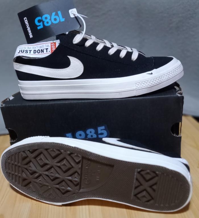 Nike best sale converse black