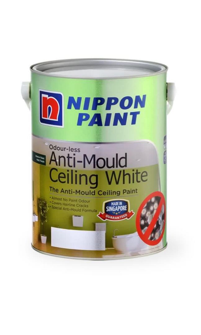 Nippon Paint AntiMould Ceiling White, Furniture & Home Living, Home Improvement & Organisation