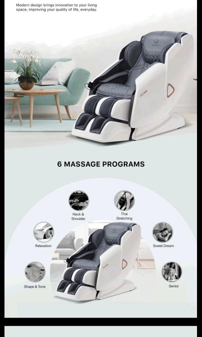 New Can Nego Ogawa Massage Chair (full body+foot massage), Furniture