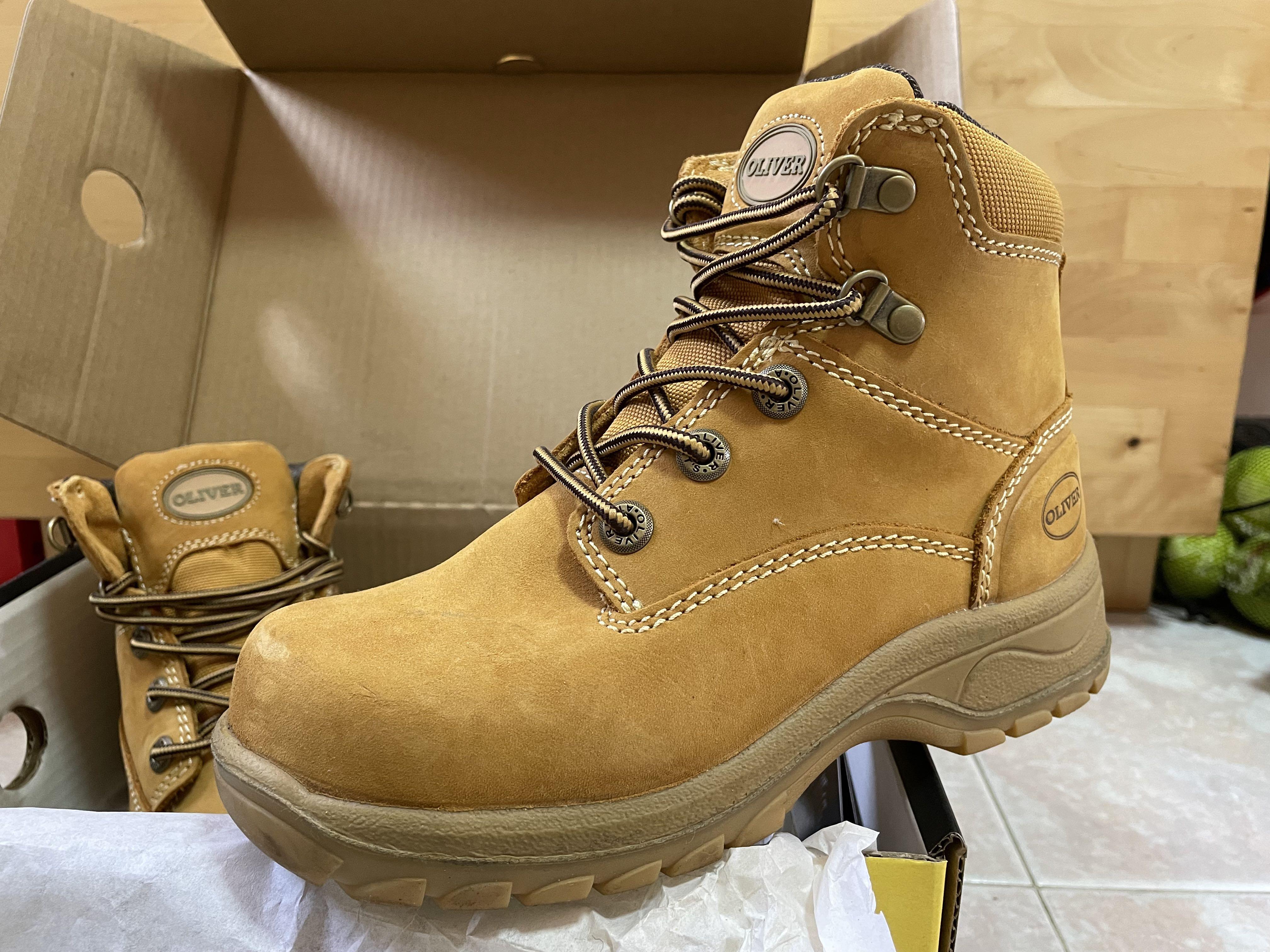 Oliver brand women wheat lace up safety boots Women s Fashion