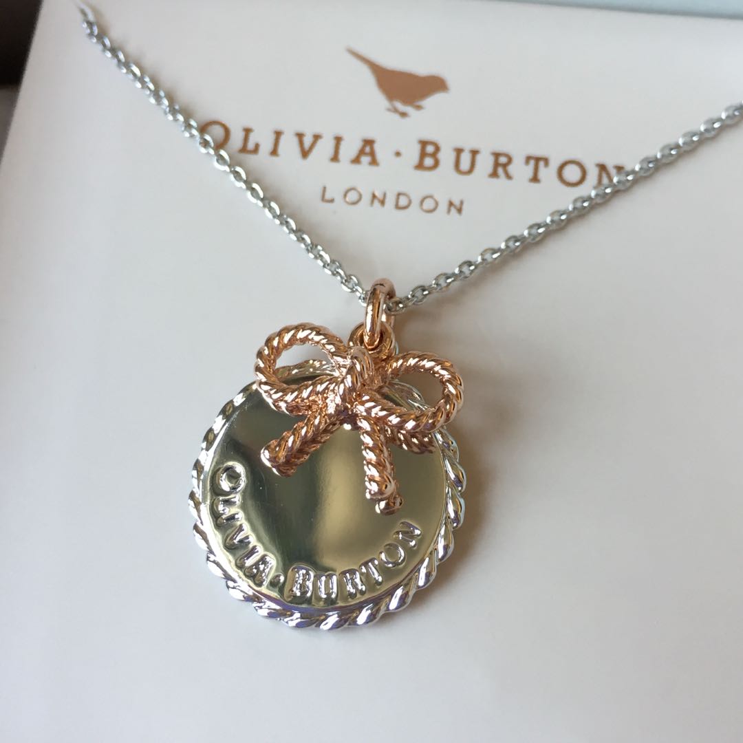 Olivia burton coin deals and bow necklace