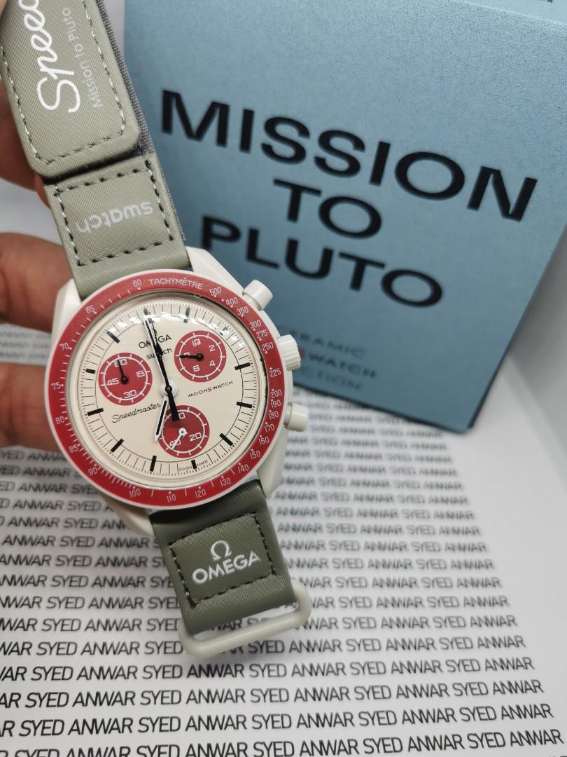 Omega X Swatch Mission To Pluto Men s Fashion Watches Accessories