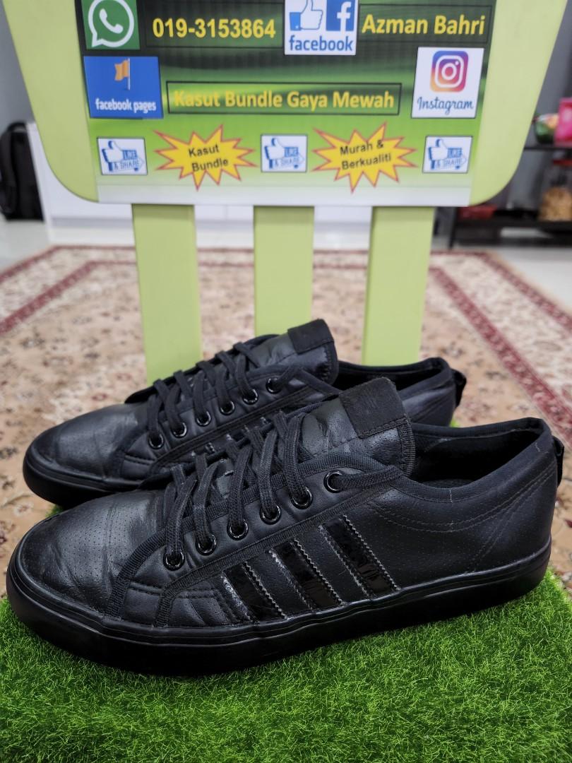Original Adidas Nizza Triple Black 9uk Men s Fashion Footwear
