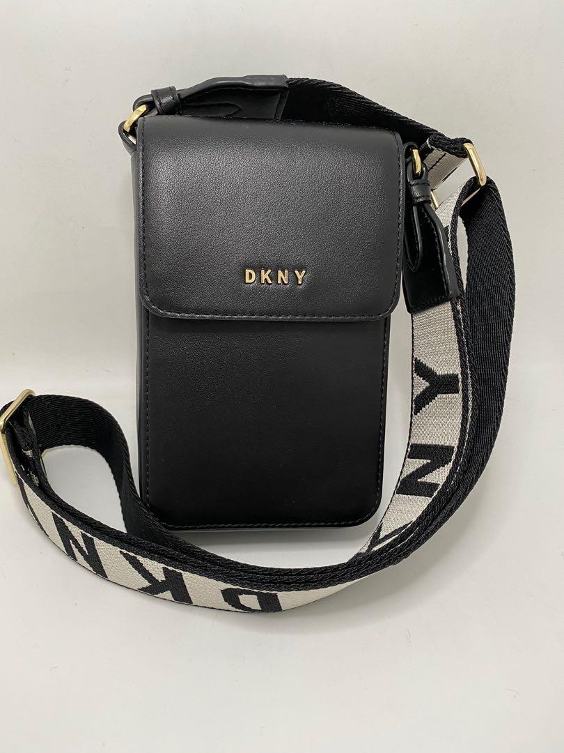 DKNY WINONNA Flap Crossbody, Black: Handbags