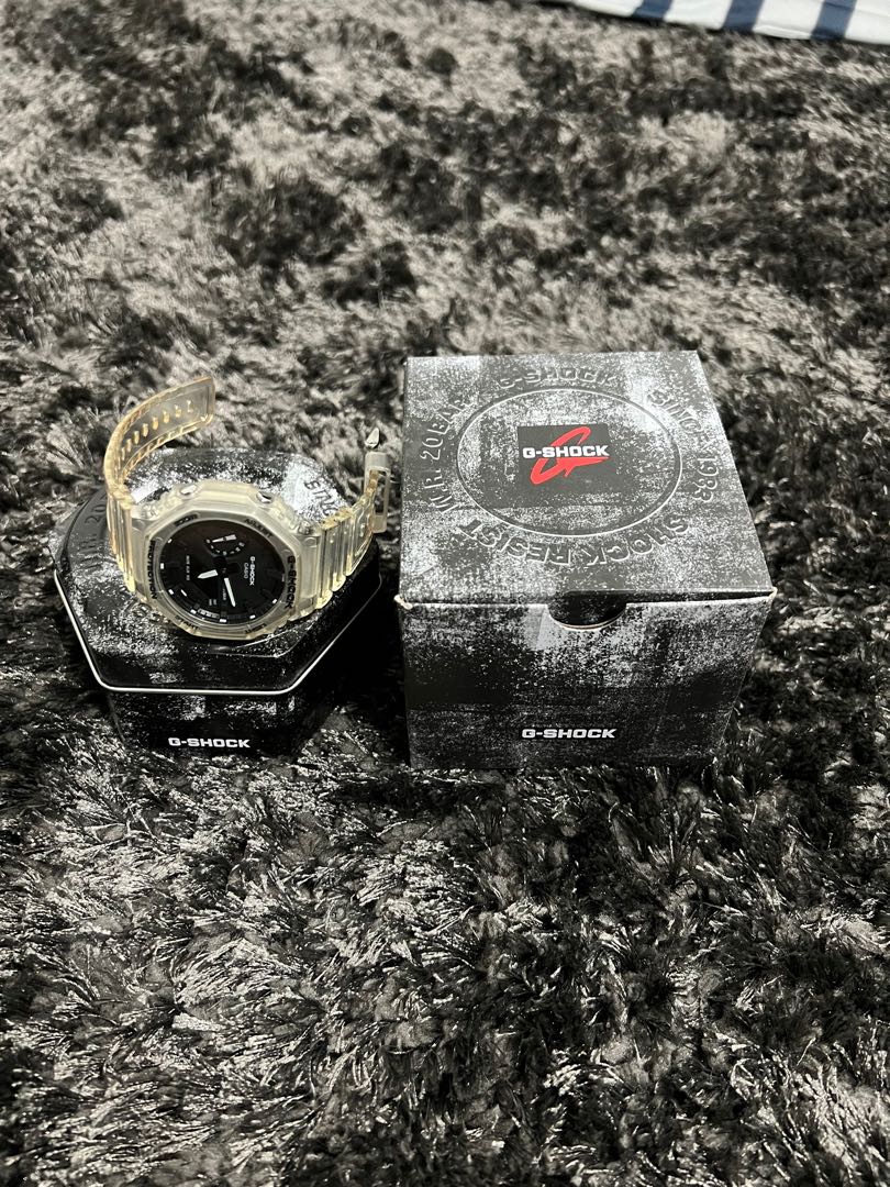 Original Gshock tmj transparent jelly