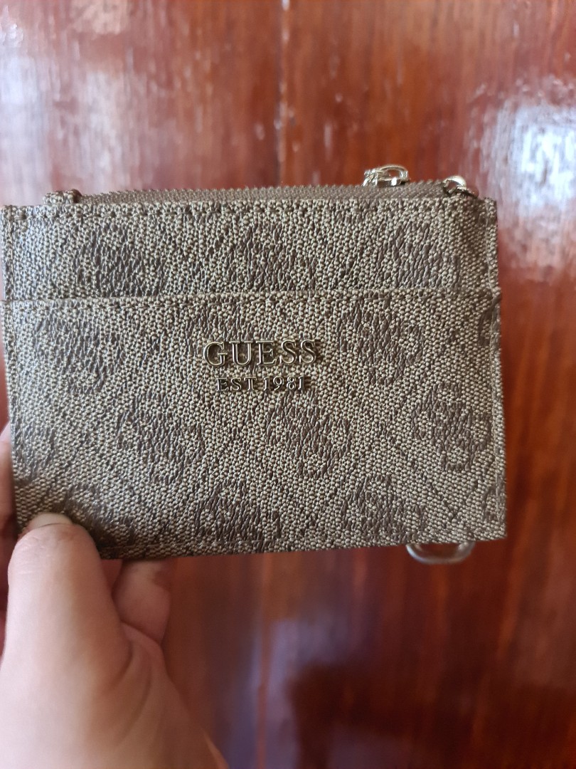 Original GUESS CARD HOLDER/WALLET, Women's Fashion, Bags & Wallets