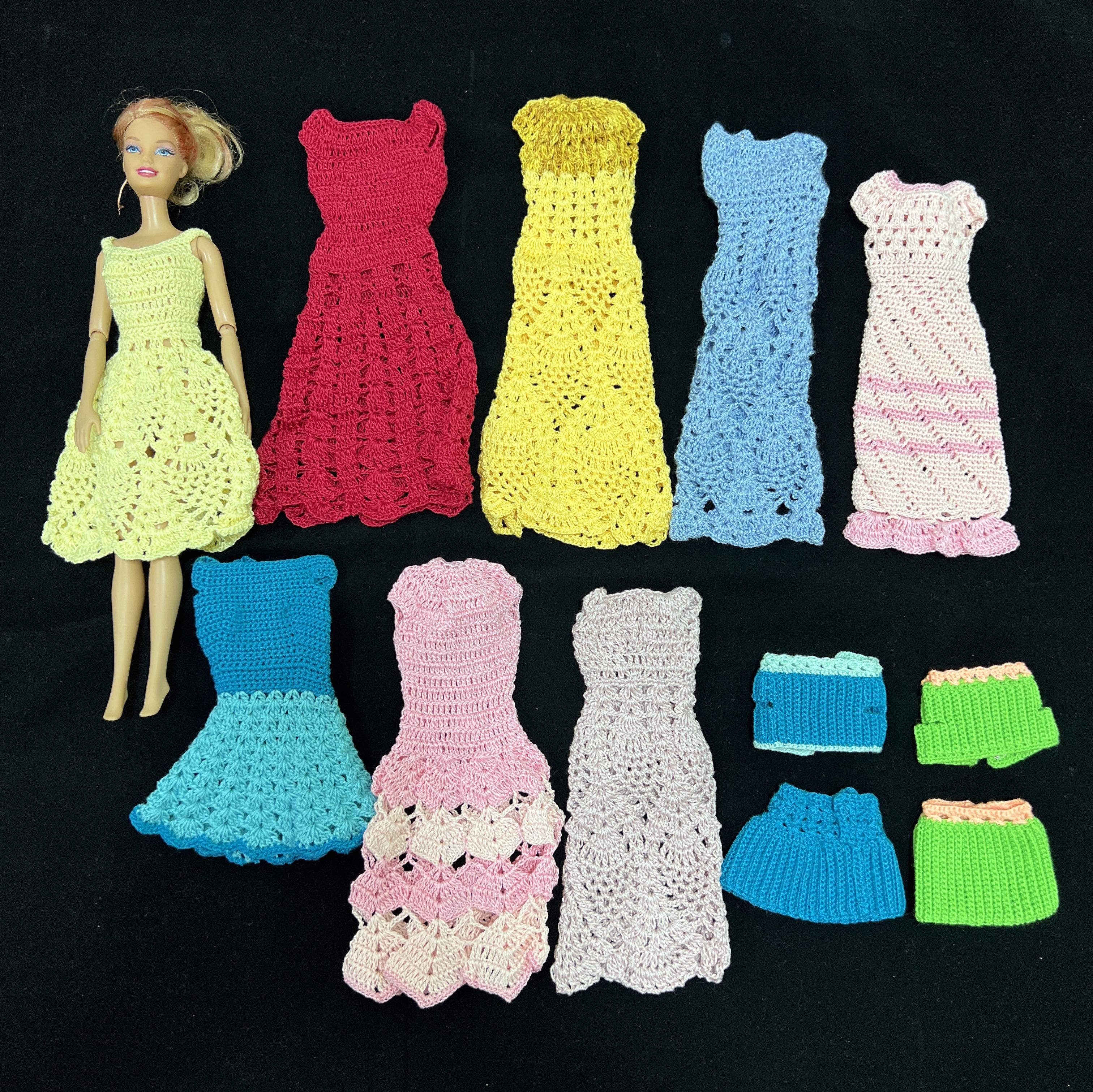 10 Pcs Doll Dress Pack Fashion Handmade Outfits For Barbie Dolls