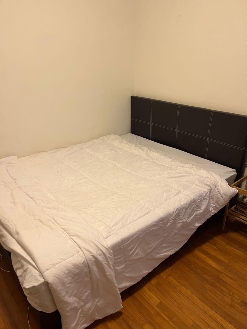 Queen bed shop frame pickup today