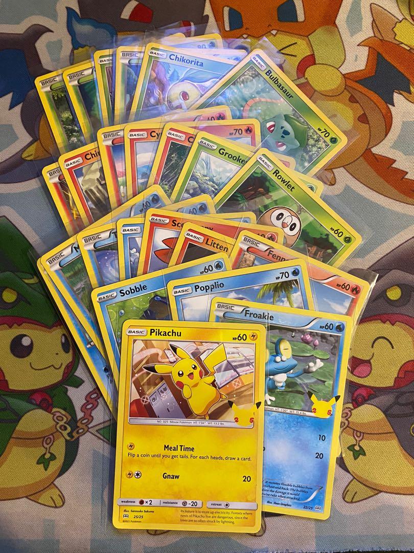 Pokemon Mcdonald 25th anniversary set, Hobbies & Toys, Toys & Games on Carousell