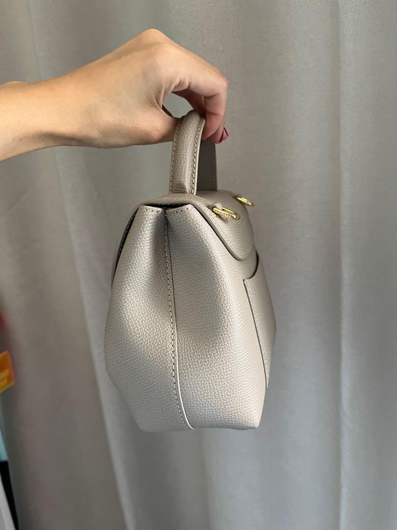 Polène | Bag - numéro Un Nano - Taupe Textured Leather