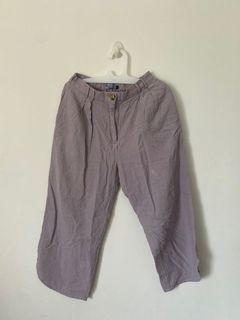 Preloved label eight pants lilac sz M