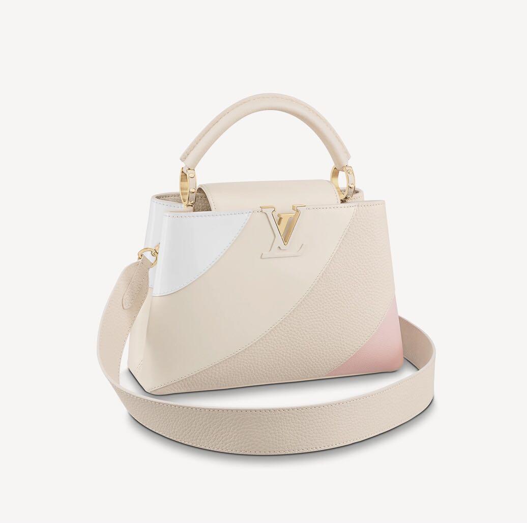 Louis Vuitton Capucines BB in white, Luxury, Bags & Wallets on Carousell