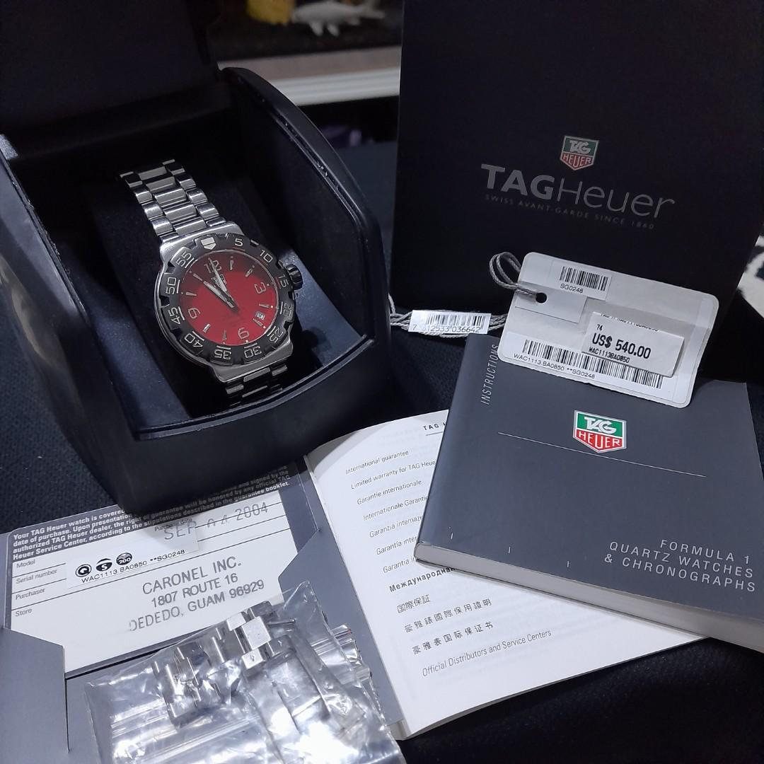 Tag heuer clearance formula 1 wac1113