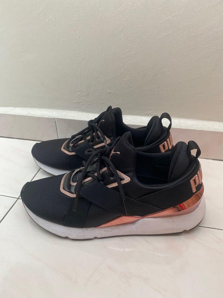 Puma muse metal womens orange hotsell