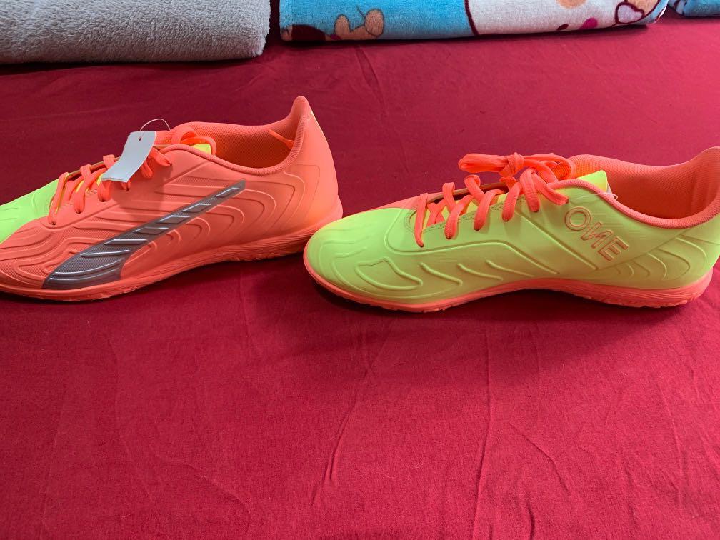 Puma Nrgy Peach Fizzy Yellow shoe Non Marking Men s Fashion Footwear Boots on Carousell