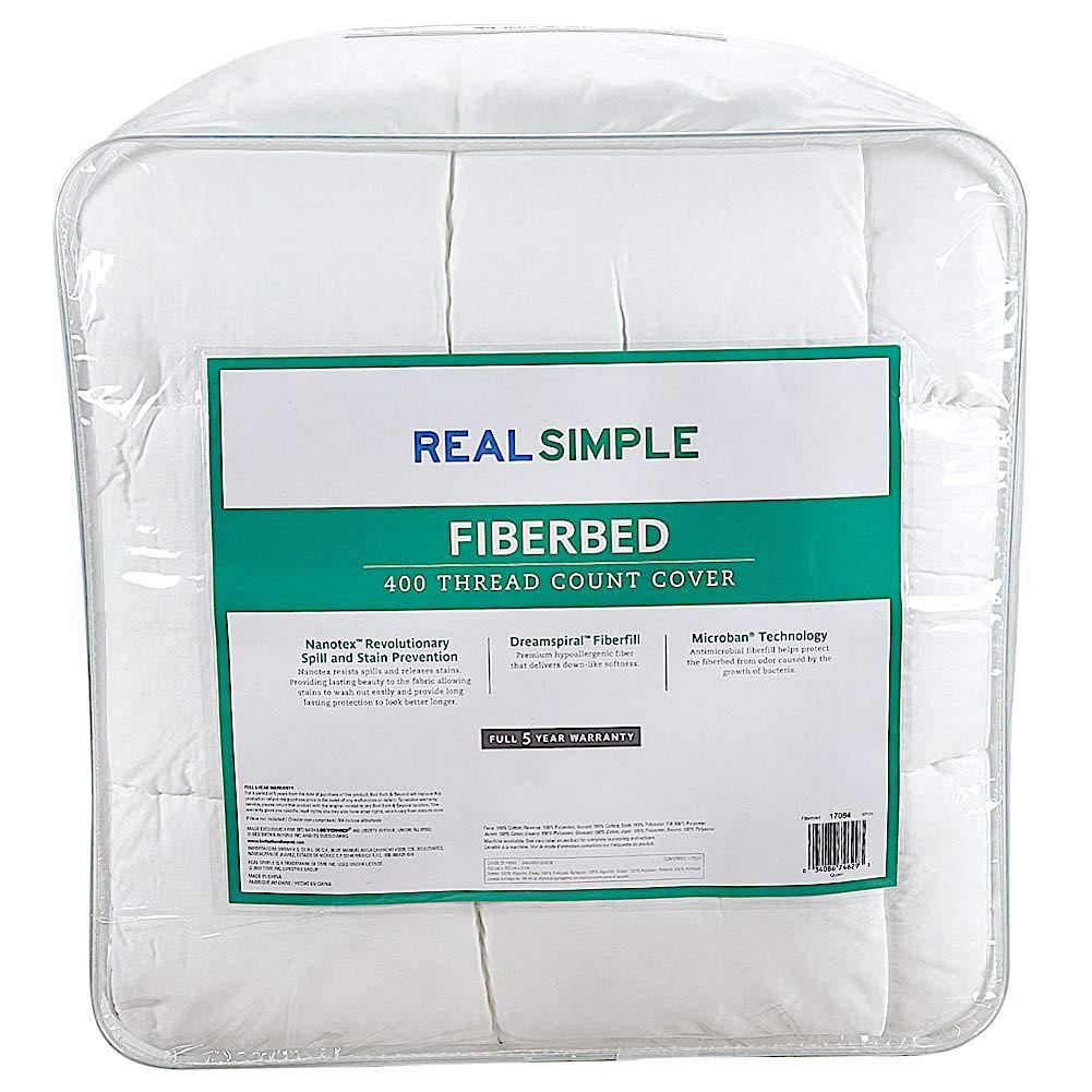 Real Simple Fiberbed Topper, Furniture & Home Living, Furniture, Bed