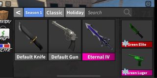 Mm2 Godly & Chroma Halloween Christmas Vintage Eternal Knifes & Gun Murder  Mystery 2 Roblox, Video Gaming, Gaming Accessories, Game Gift Cards &  Accounts on Carousell