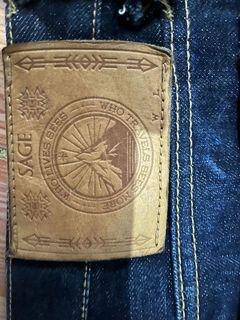 sage - samura 19oz size 36 fit 34 1x washing   