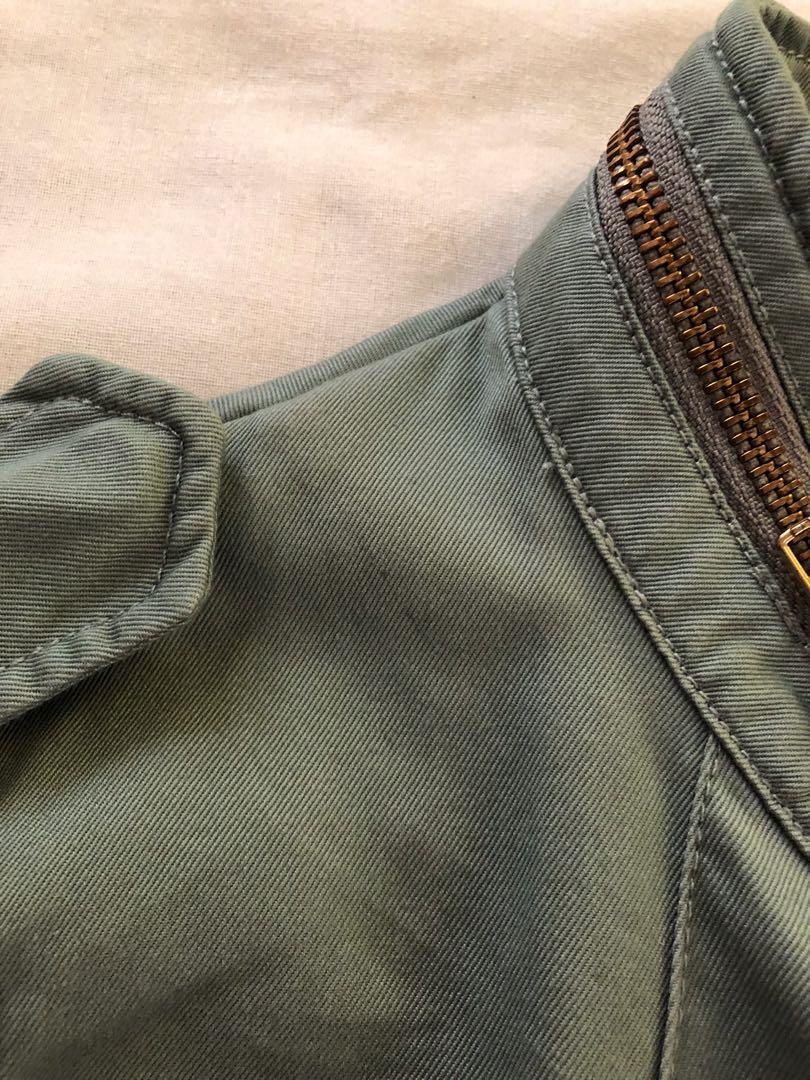 Sage green utility jacket, Women's Fashion, Coats, Jackets and