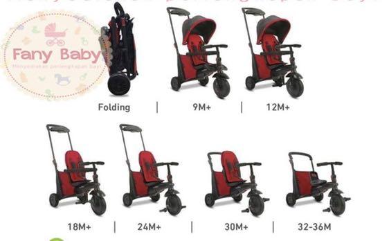 Sepeda anak 7 in 1 smart trike, Bayi 