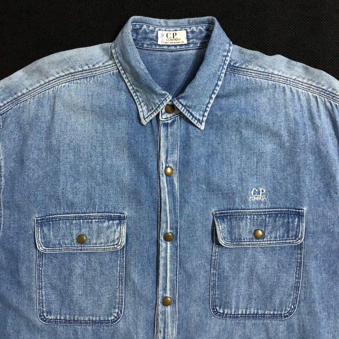 Cp company new arrivals denim shirt
