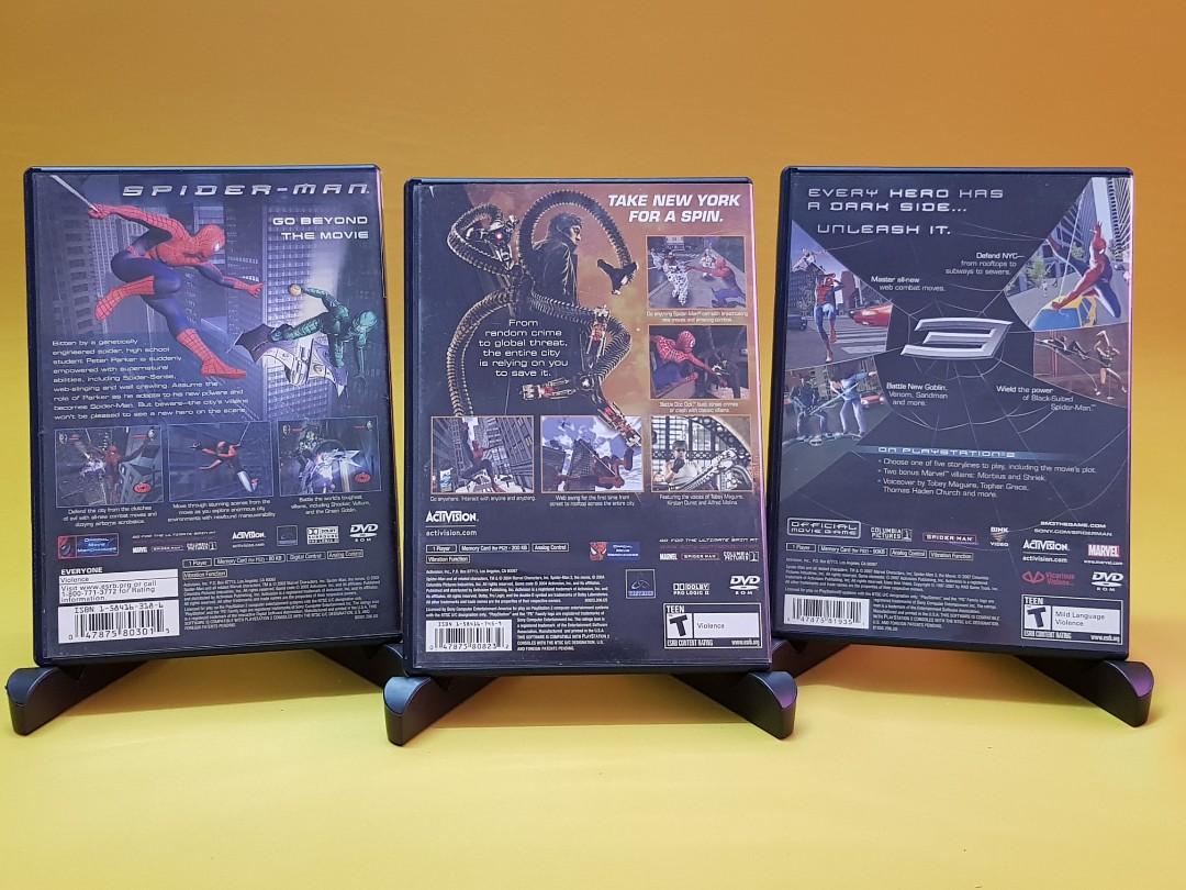 SPIDER MAN 1 2 3 TRILOGY PS2 Video Gaming Video Games