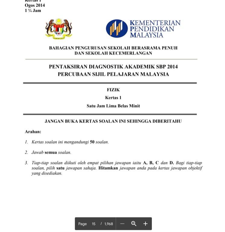 Spm Physics Papers Pdf Hobbies Toys Books Magazines Textbooks On Carousell